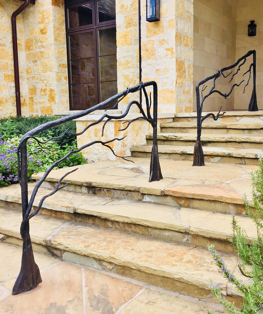 Custom luxury handrails San Antonio Texas