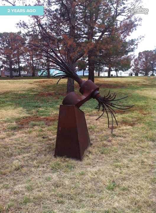 custom modern art sculpture San Antonio metal artist