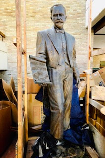 bronze statue repair shop Texas, custom art restoration welding Texas
