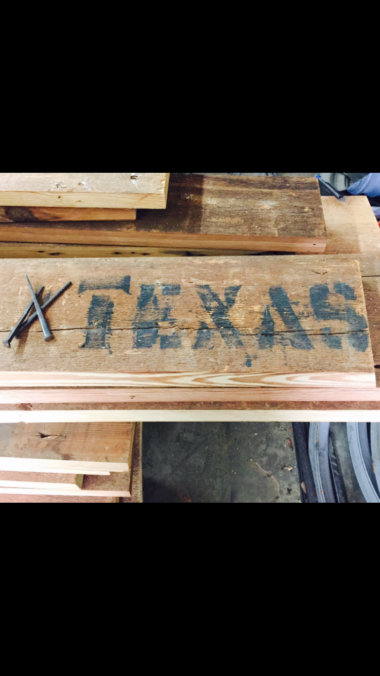 custom reclaimed wood dining table San Antonio