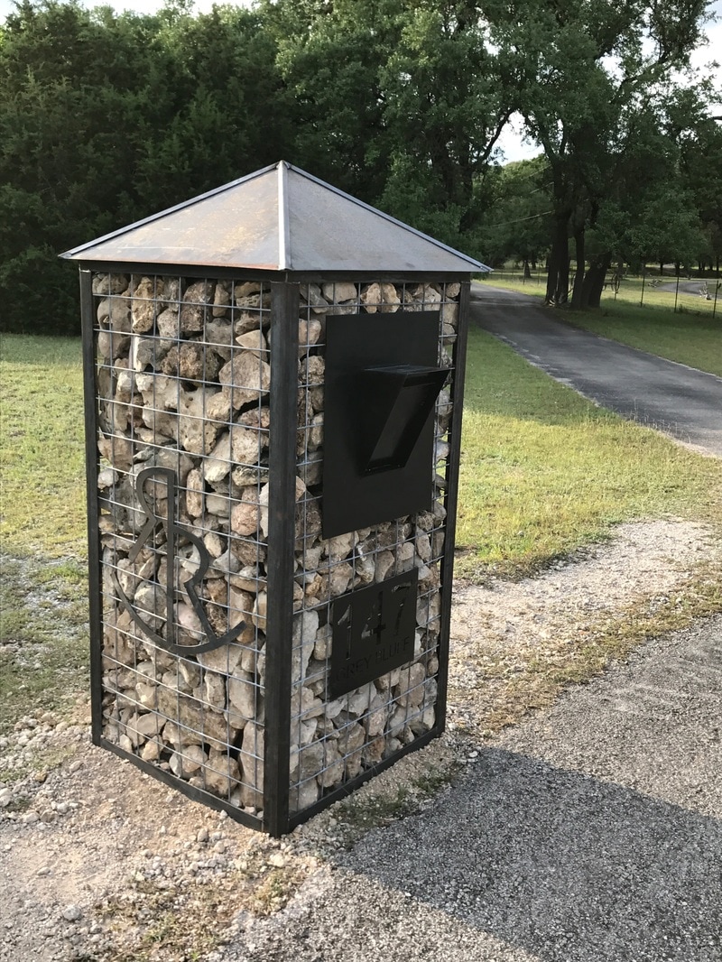 custom metal mailbox